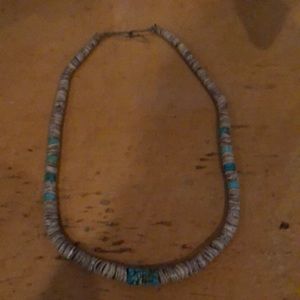 Genuine heishi turquoise and sea shells from New Mexico 1970’s.